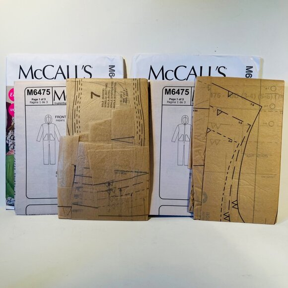 Set of Family Sewing Patterns Hoodie Jumpsuits Booties Parent & Child Sizes - Picture 8 of 8